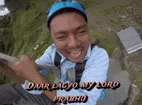 Scared Bungee Jump GIF