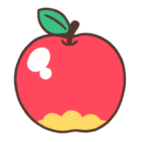 Sticker Apple Sticker by Minto Inc.