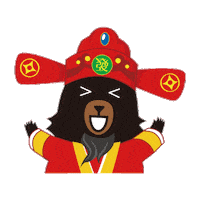 發 Chinese New Year Sticker by ohbear