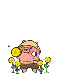 Money Pig Sticker by JKOPAY