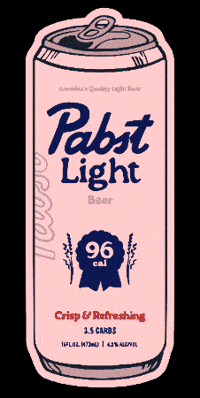 Pabst Blue Ribbon Beer GIF by Pabst Light