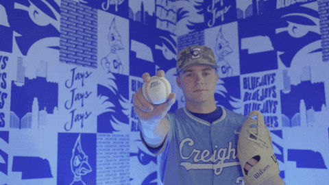 Creighton Bluejays Baseball GIF by Creighton University Athletics