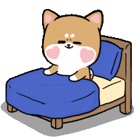 Sleepy Cartoon Sticker