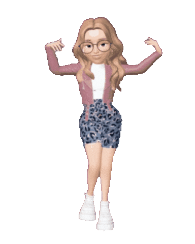 Happy Girl Sticker