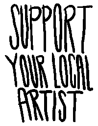 Black And White Illustration Sticker by Secret Walls