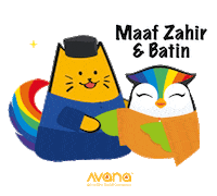 Hari Raya Cat Sticker by AVANA Asia