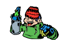 Graffiti Spraying Sticker by SE