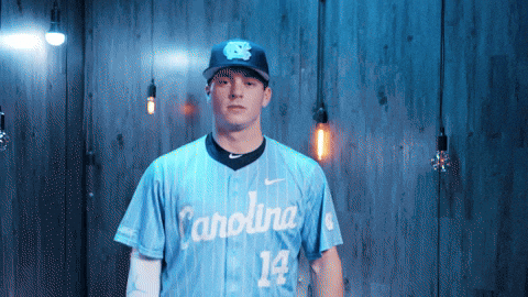 University Of North Carolina Baseball GIF by UNC Tar Heels