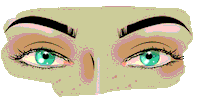 ipl-germany beauty green eyes makeup Sticker