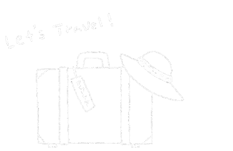 Travel 旅 Sticker