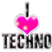 Techno Sticker