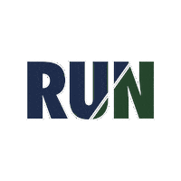 bluegreentraining blue green running bgrun bgrunclub Sticker