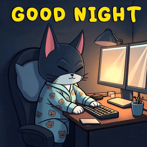 Tired Cat GIF by CATBAT