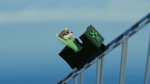 ChesterAbstract giphyupload dog trending train GIF