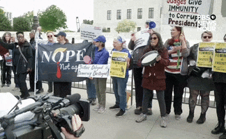 Donald Trump Protest GIF by PBS NewsHour