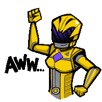 Power Rangers Aww Yiss Sticker by Lionsgate
