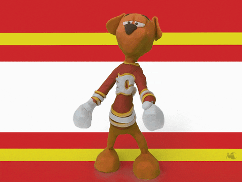 warrenc giphyupload dog hockey nhl GIF