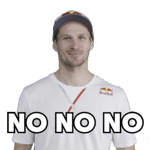Nie No Sticker by Red Bull