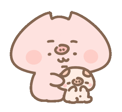 Baba 摸頭 Sticker by 豚豚TunTun