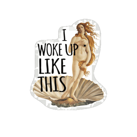 Wake Up Morning Sticker