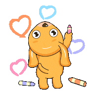 Happy Puppy Love Sticker by My Girly Unicorn
