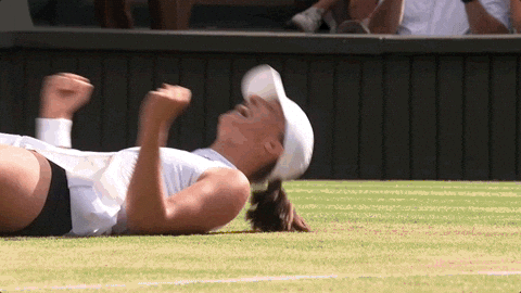Iga Świątek GIF by Wimbledon