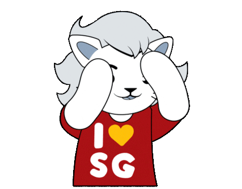 Animation Flirt Sticker by PwC Singapore