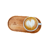 Caffe Latte Cafe Sticker by coffeekult