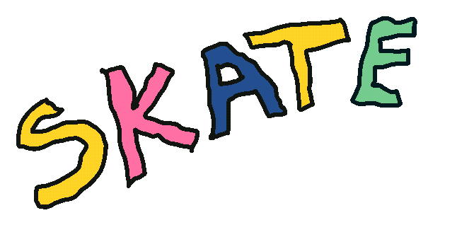 Skate Skateboard Sticker