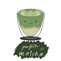Green Tea Drink Sticker