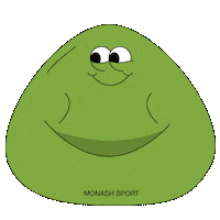 Movie Night Beanbag Sticker by Monash Sport
