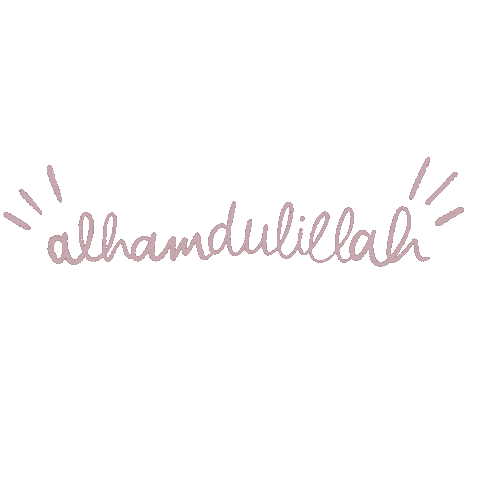 artbyamanda giphyupload alhamdulillah byamanda hamdullah Sticker