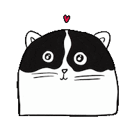 Cat Love Sticker by La Watson