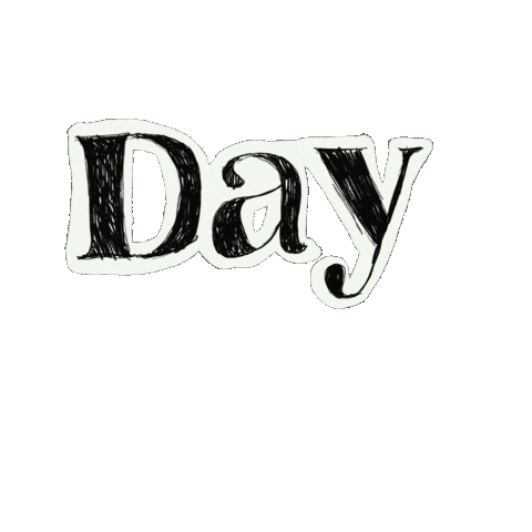 Day Text Sticker