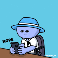 No Way Not Today GIF by Kudai