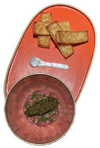 Steak And Eggs Korean Sticker by foodbabyny