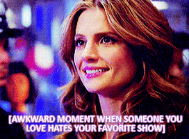 why cant they see how great it is stana katic GIF