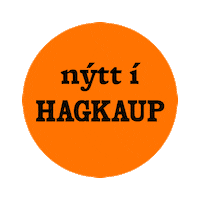 Hagkaup nytt verslun netverslun matvara Sticker