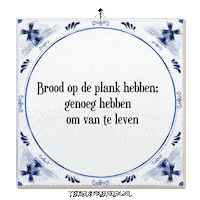 Comfort Rust Sticker by Tegelspreuken.nl