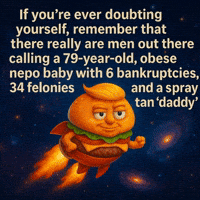 marsrobertson trump spraytan nepobaby feloniesandbankruptcies GIF