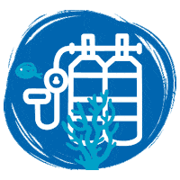 Under Water Sticker by SSDF Svenska Sportdykarförbundet