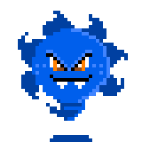 sg_aguila pixel monster alien virus Sticker