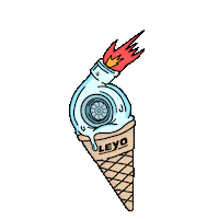 Icecream Turbo Sticker by LEYO