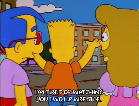 Season 3 Kiss GIF by The Simpsons