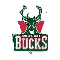 Milwaukee Bucks Basketball Sticker by imoji