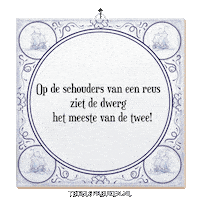 Humor Teamwork Sticker by Tegelspreuken.nl