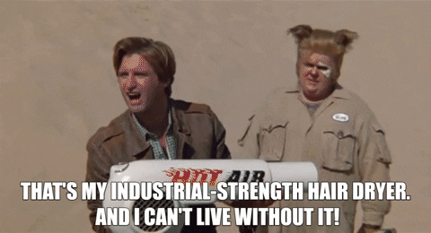 amariesilver giphygifmaker spaceballs hair dryer princess vespa GIF