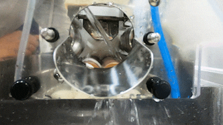 YamatoMFG giphyupload soft boiled egg ramen egg egg peeling machine GIF