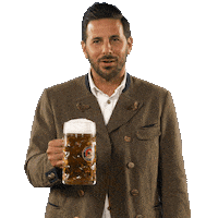 Claudio Pizarro Beer Sticker by FC Bayern Munich