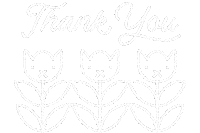 Cat Thank You Sticker